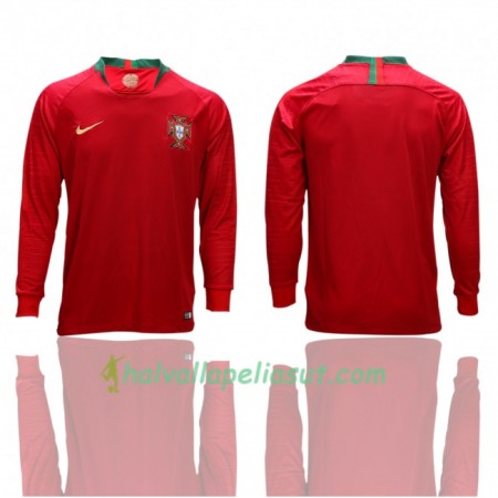 Jalkapallo Pelipaidat Portugali World Cup 2018 Kotipaita Pitkähihainen